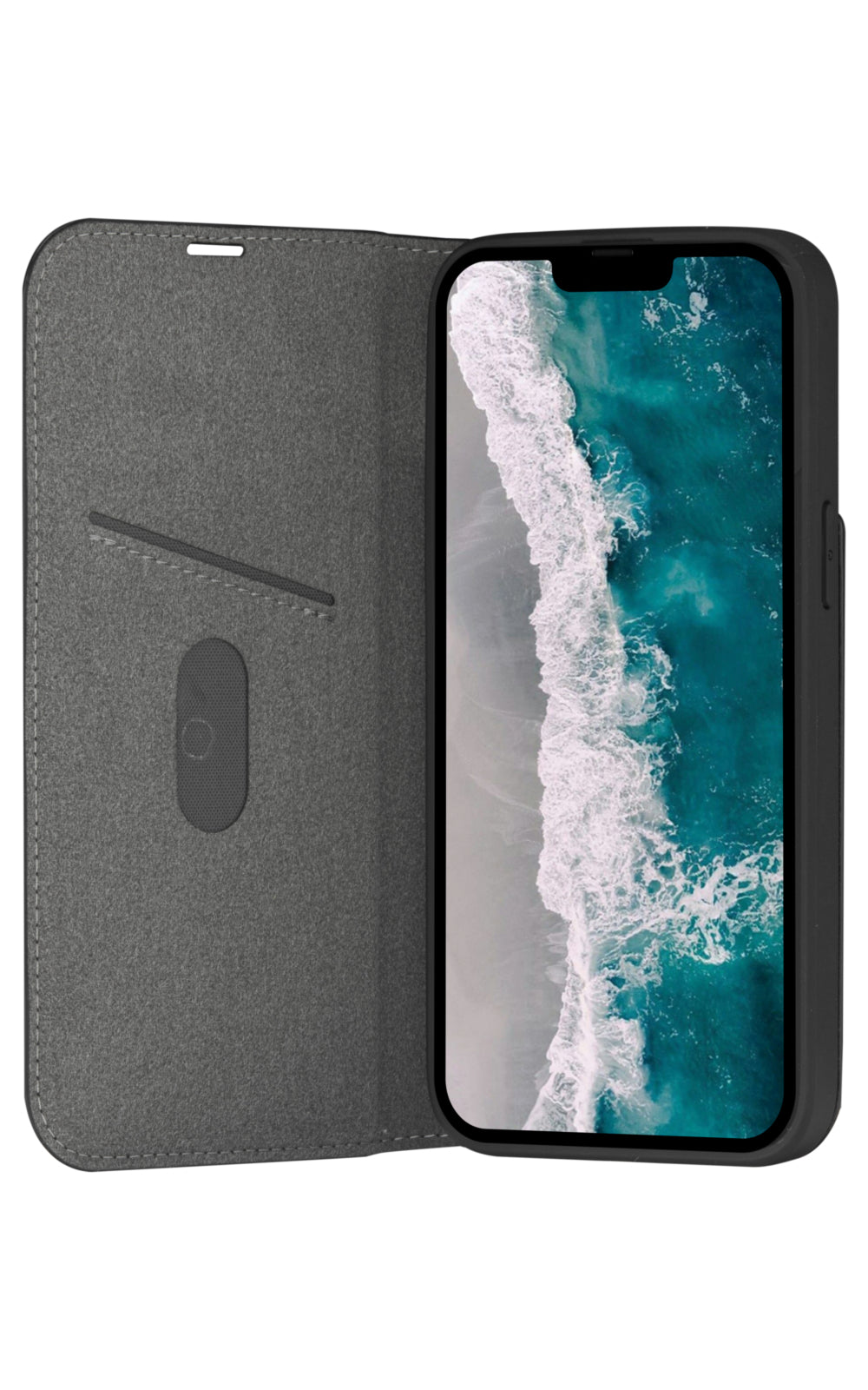 dbramante1928 Wallethülle – für Apple iPhone 14 Pro Max, mit Ständer, 3 Kartenfächer, PU, schwarz