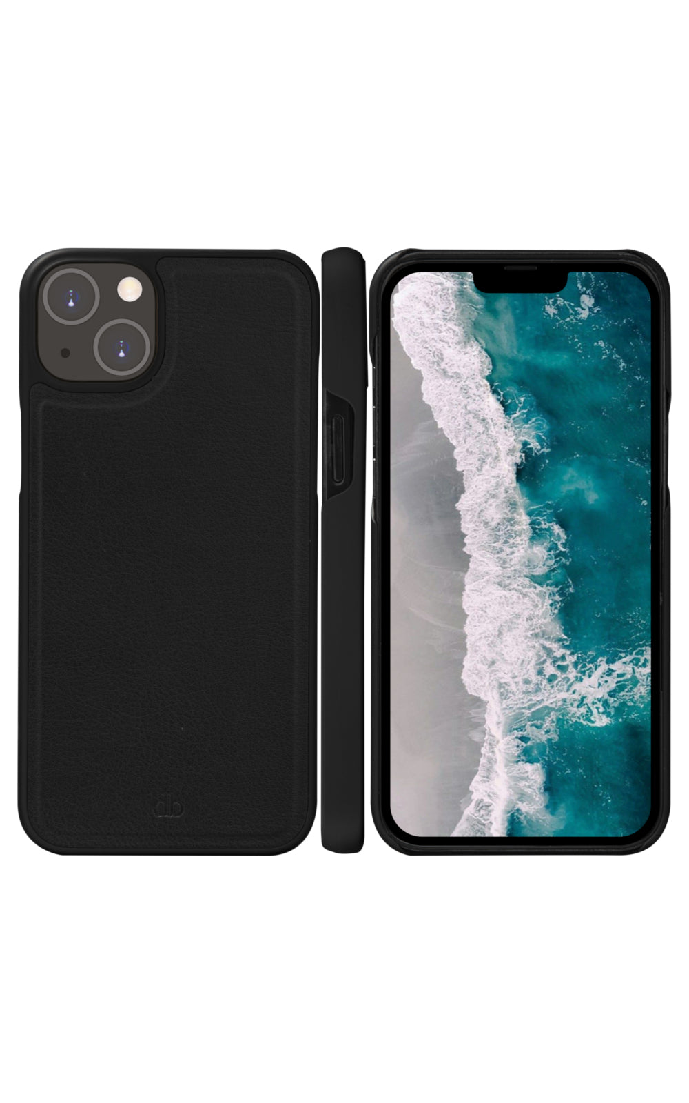 dbramante1928 Stockholm Wallethülle – für Apple iPhone 14 Plus, 3 Kartenfächer, Recycling-Kunststoff, schwarz