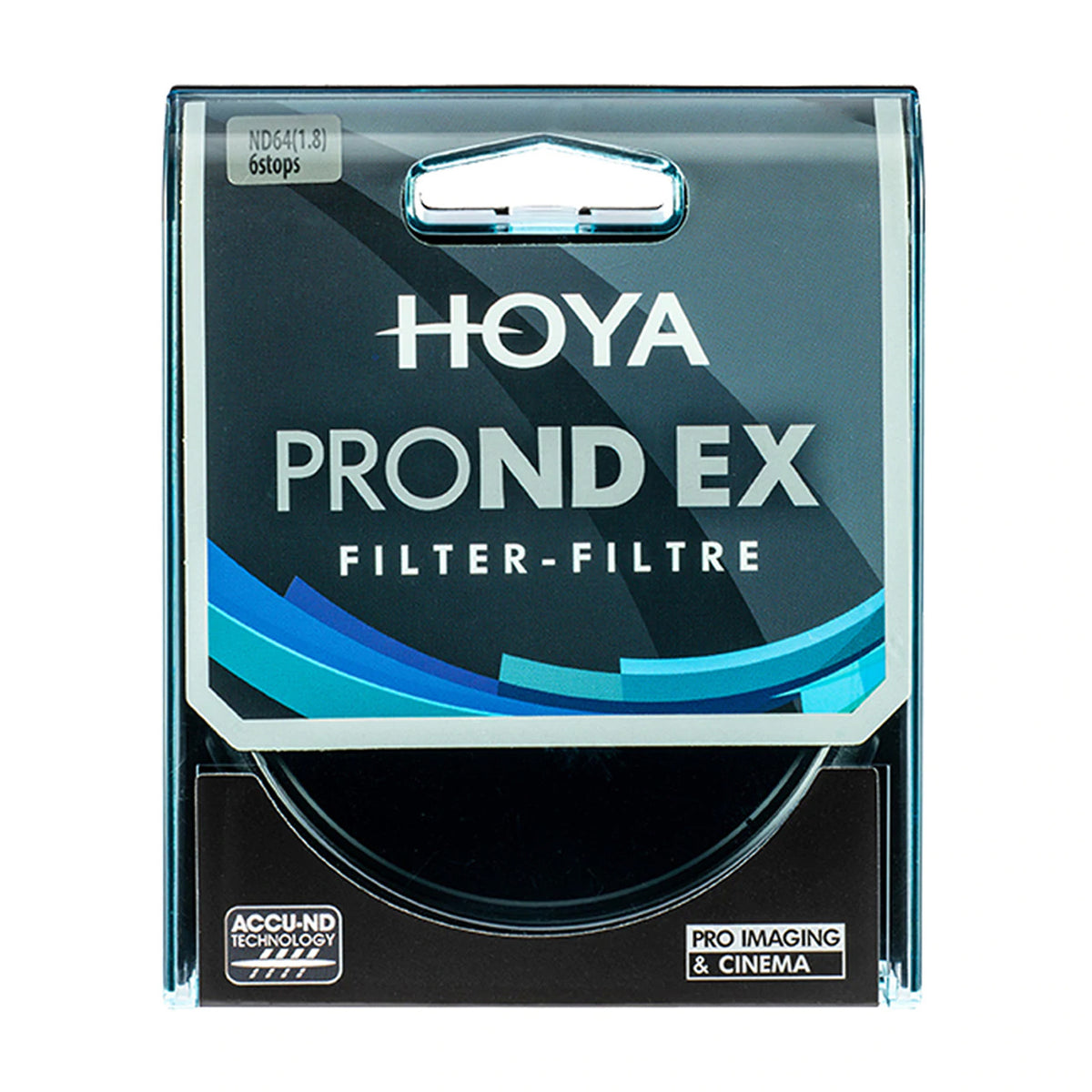 Hoya PRO ND EX 64 ND-Filter 49 mm – Aluminium, Schwarz