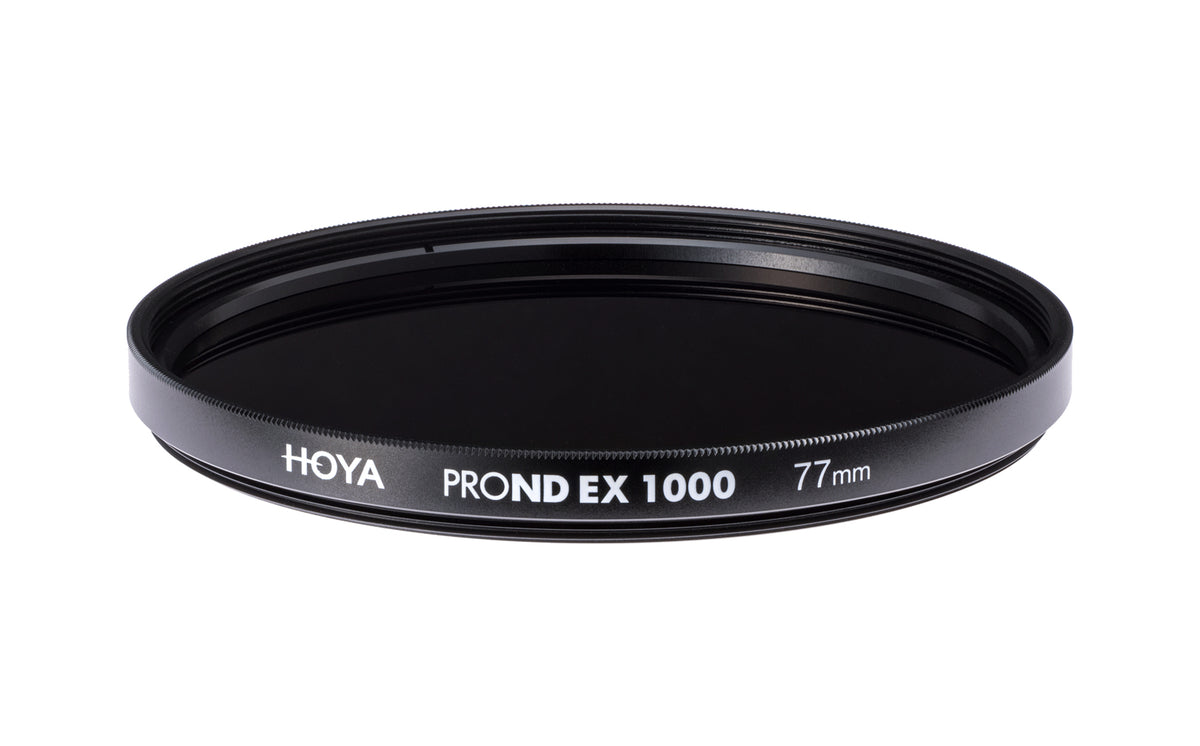 Hoya PRO ND EX 1000 ND-Filter 77 mm – 10 Blenden (ND1000), Dichte 3, 0,1%