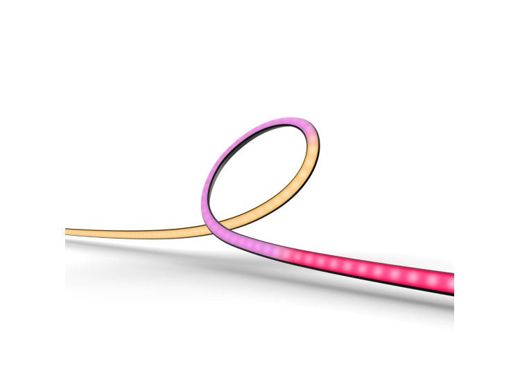Philips Hue Lightstrip LED Play Gradient PC – Zigbee – 2'000–6'500 K – 24 W – 187,5 cm – schwarz