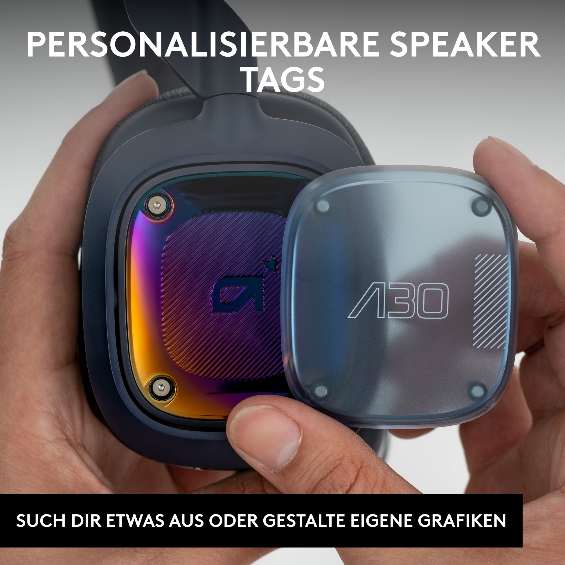 ASTRO Gaming A30 Gaming-Headset – Over-Ear, Stereo, Kabel + BT, mit USB-A-Dongle, Blau