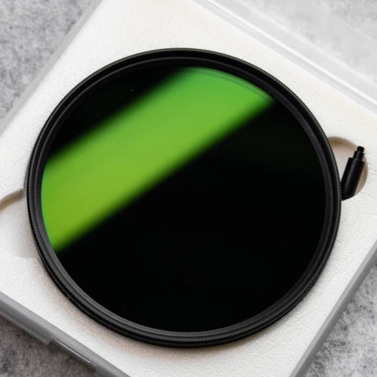 7Artisans VND-62mm Variabler ND-Filter – VND 1,5–8, Aluminium/Glas, Schwarz