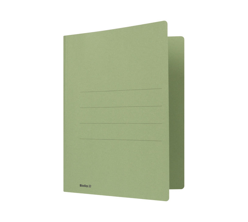 Biella Schnellhefter – A4, Karton, Grün, Heftzunge, 240 g/m², 50 Stk.