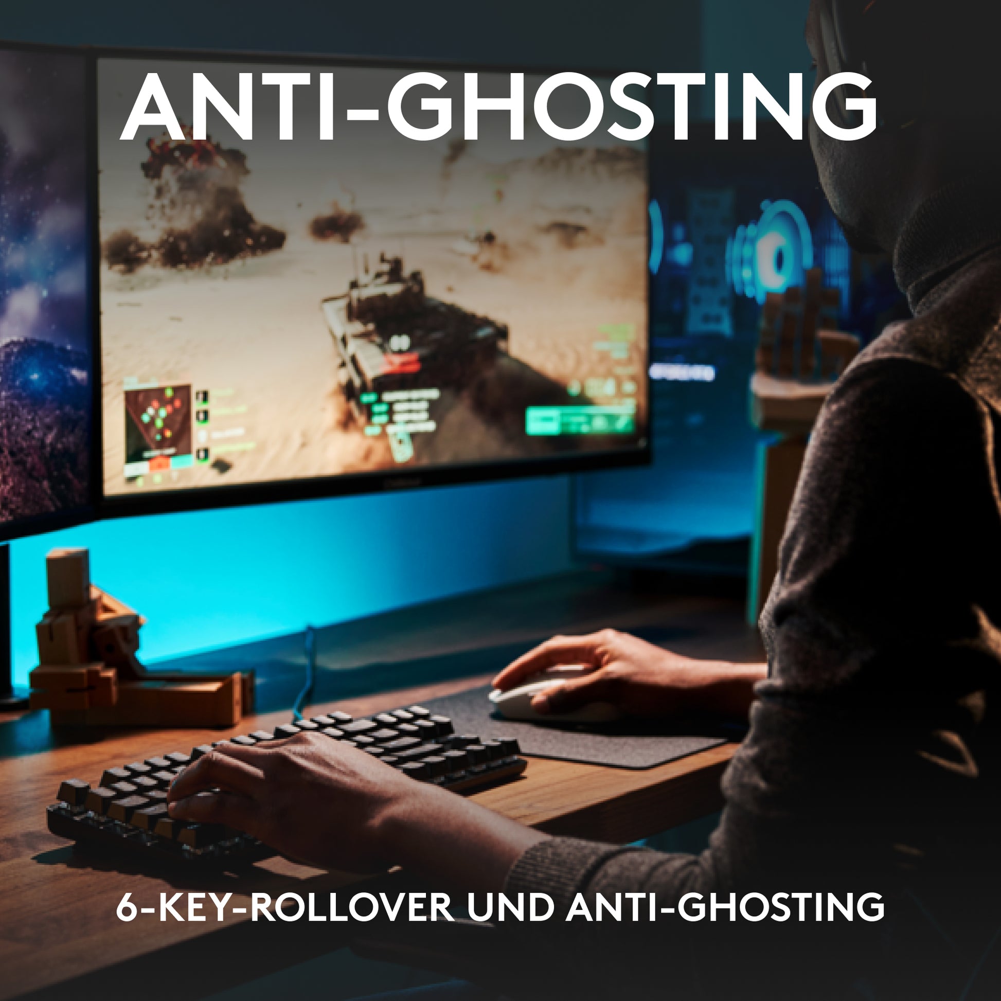 Logitech G G413 SE – Gaming-Tastatur – Mechanisch, Kabelgebunden – USB-A – QWERTZ (CH) – Beleuchtet – Schwarz