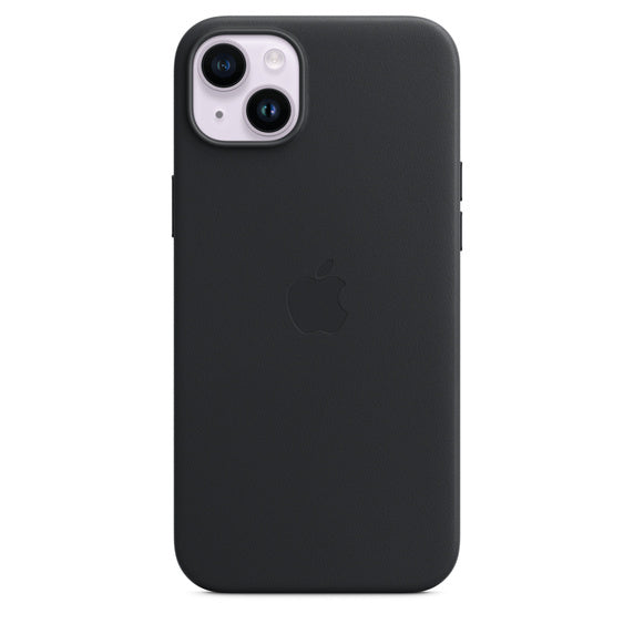 Apple Backcover – für Apple iPhone 14 Plus, MagSafe, Leder, Schwarz