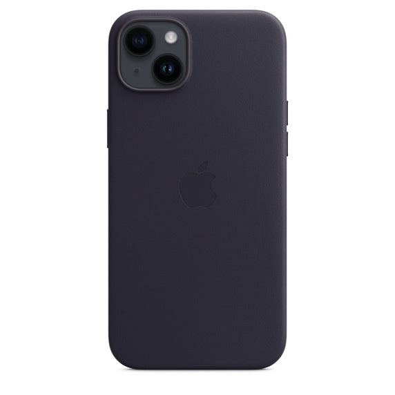 Apple Backcover – für Apple iPhone 14 Plus – blau – Leder – MagSafe-kompatibel