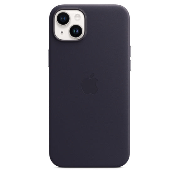 Apple Backcover – für Apple iPhone 14 Plus – blau – Leder – MagSafe-kompatibel
