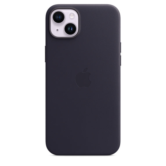 Apple Backcover – für Apple iPhone 14 Plus – blau – Leder – MagSafe-kompatibel