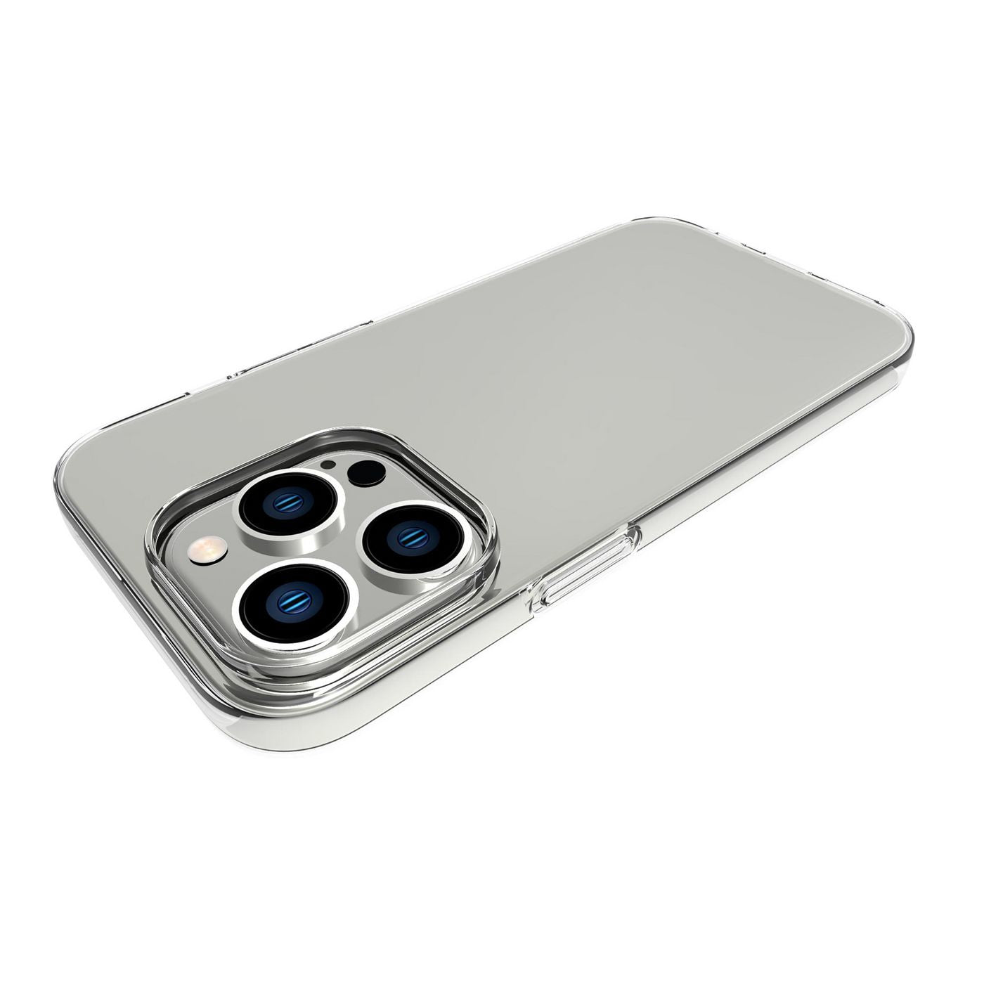 eSTUFF LONDON Backcover – für Apple iPhone 14 Pro, TPU, Transparent