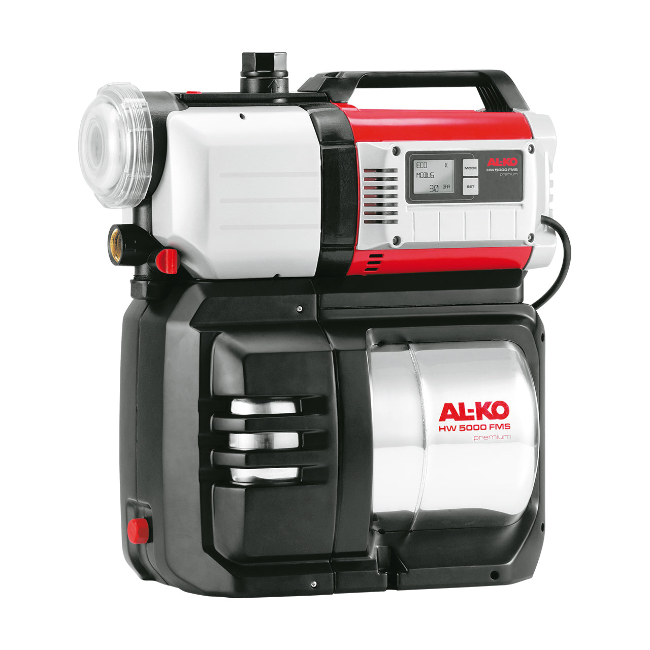 AL-KO Hauswasserwerk HW 5000 FMS – 1300 W, 4500 l/h, Förderhöhe 50 m, Saughöhe 8 m, 3,8 bar