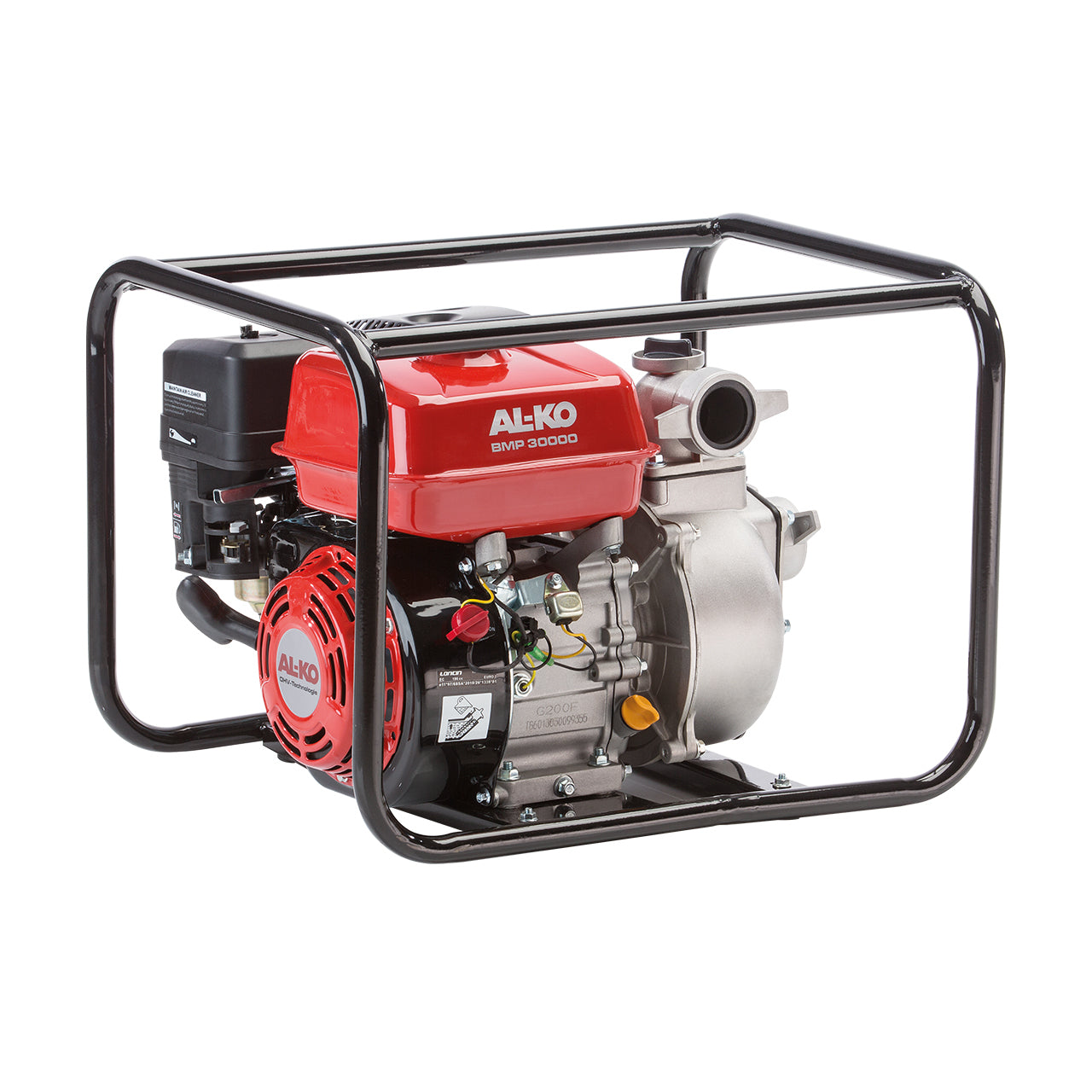 AL-KO Benzinmotorpumpe – 30000 l/h, 27 m Förderhöhe, 2,7 bar, 420 × 540 × 380 mm, für Garten, Teich