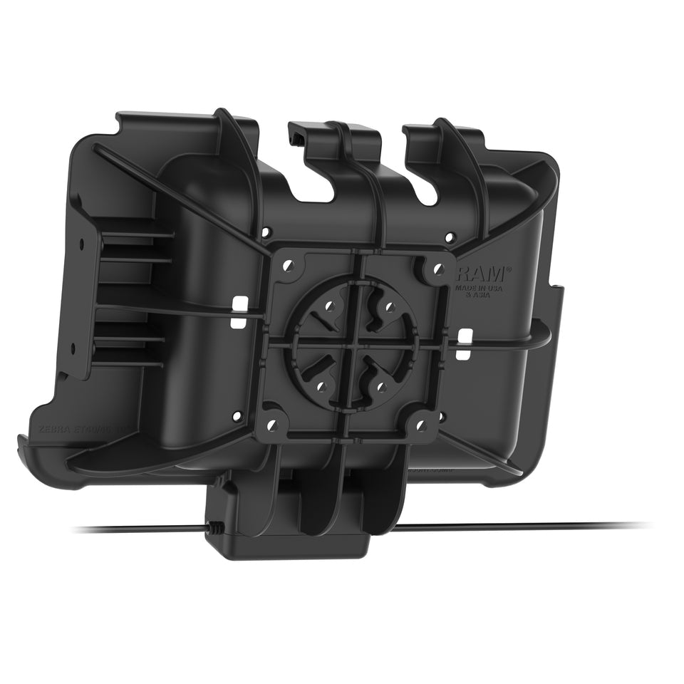 Zebra RAM-HOL-ZE21PDU Dockingstation – für Zebra ET4x 10", USB-Port, Komposite, Schwarz