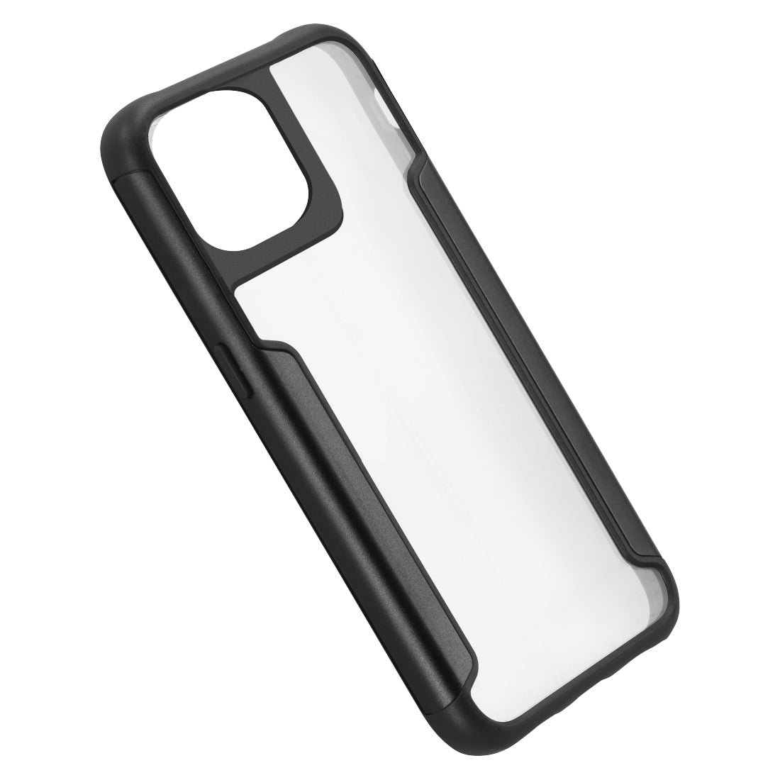Hama Backcover – für Apple iPhone 14 Plus – transparent/schwarz – PC – kabelloses Aufladen, stossdämpfend