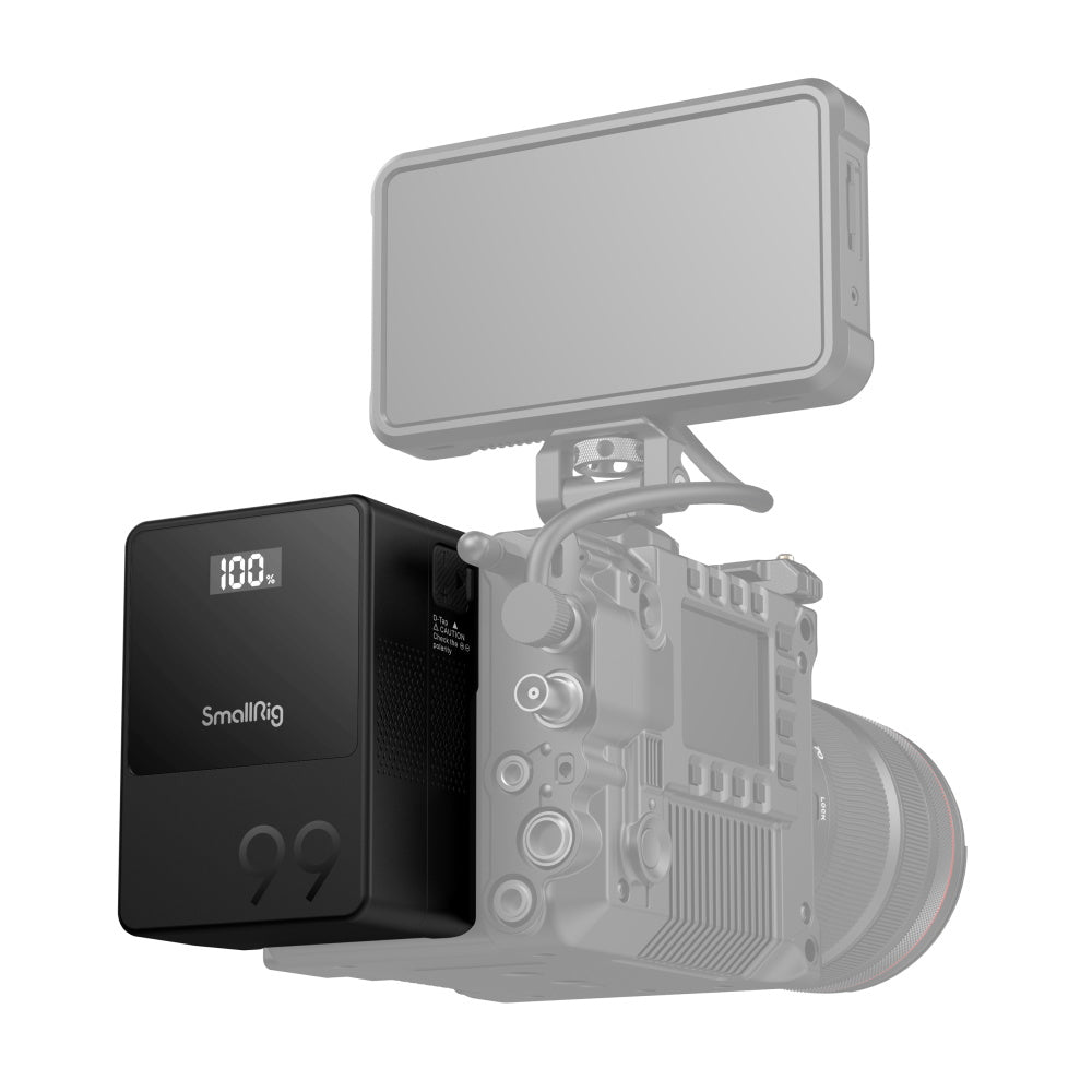 SmallRig VB99 Pro V-Mount Akku – 99,16 Wh, 14,8 V – D-Tap, USB-A/USB-C – für Camcorder, Kameras, Monitore usw.