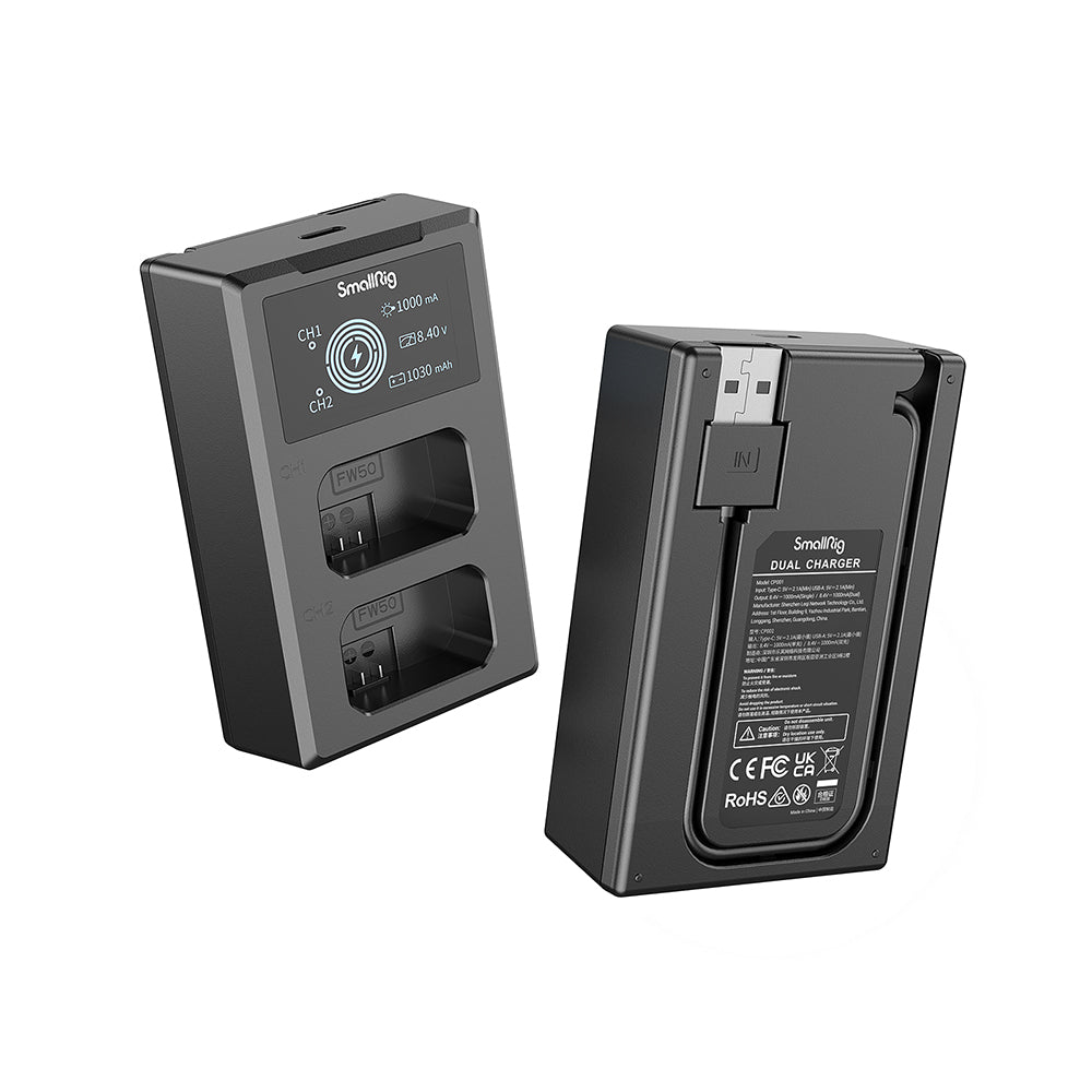 SmallRig Akku NP-FW50 – Lithium-Ion, 1030 mAh, 7,4 V – für Sony