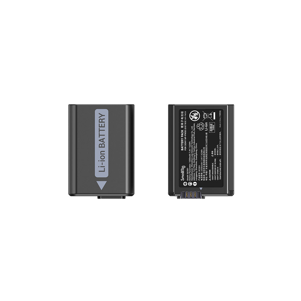 SmallRig Akku NP-FW50 – Lithium-Ion, 1030 mAh, 7,4 V – für Sony