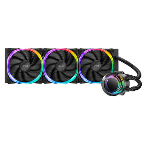 Antec Vortex 360 ARGB – Wasserkühlung – 360 mm Radiator, 3×120 mm Lüfter, für LGA 1700, AM5, AM4 und andere