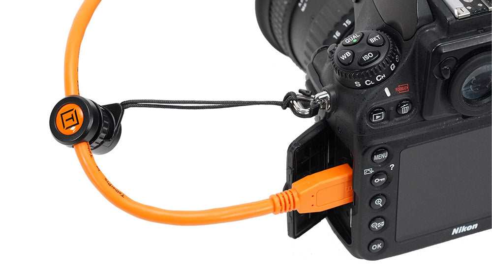 Tether Tools TetherGuard Kabelhalter – Kabel ≤6,5 mm – Universell – Schwarz/Orange – 2er-Pack