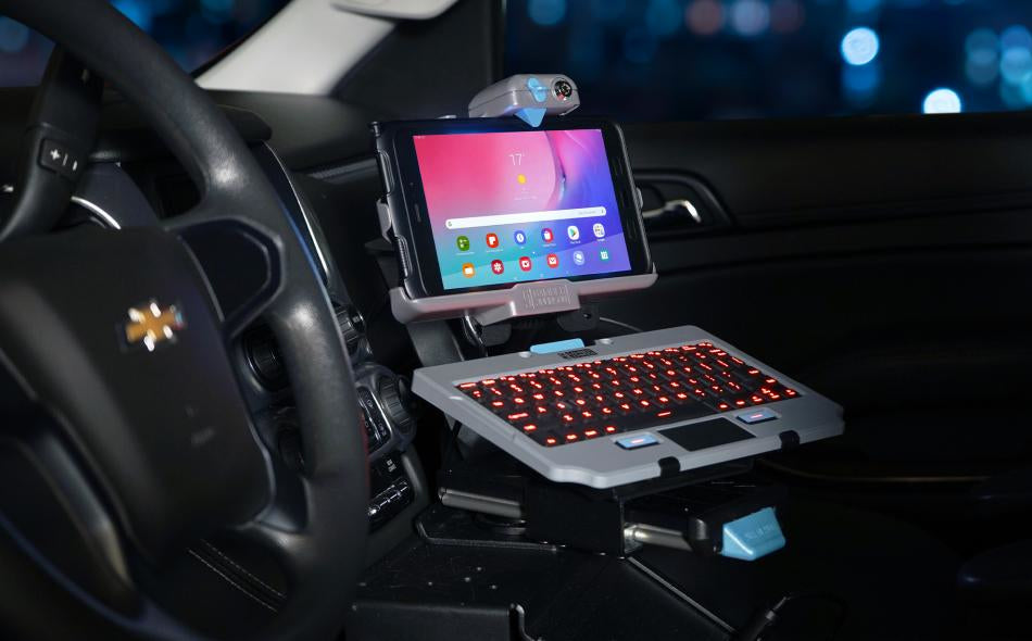 Gamber-Johnson Rugged Lite – Tastatur, FR-Layout (FR), beleuchtet