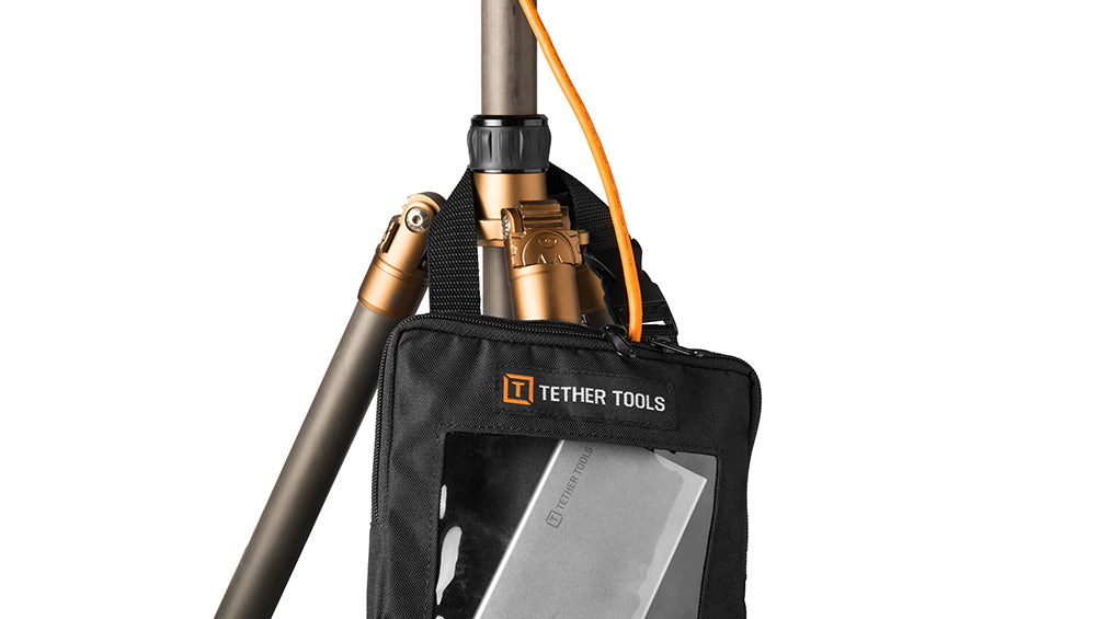 Tether Tools Cable Organization Case (Standard) Transporttasche – 80 × 80 × 20 mm – Schwarz