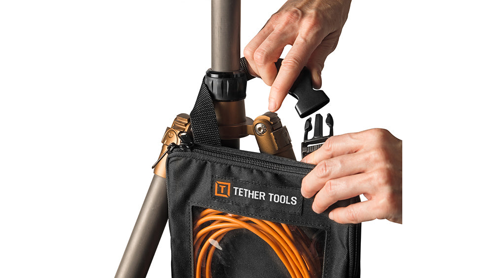 Tether Tools Cable Organization Case (Standard) Transporttasche – 80 × 80 × 20 mm – Schwarz