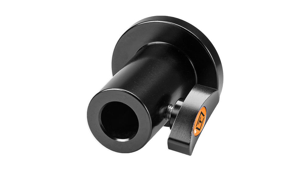 Tether Tools Rock Solid Baby Kugelkopf Adapter – Aluminium, 3/8" Gewinde – Schwarz