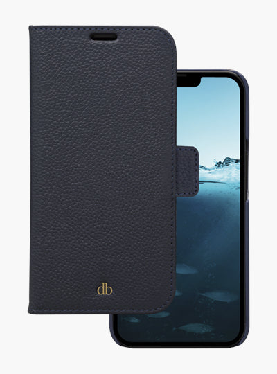 dbramante1928 New York Folio – für Apple iPhone 13, 3 Kartenfächer, Pacific Blue