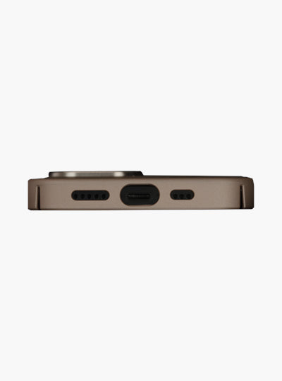 dbramante1928 Backcover – für Apple iPhone 13, Beige, bis 1,2 m sturzsicher, kabelloses Laden