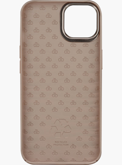 dbramante1928 Backcover – für Apple iPhone 13, Beige, bis 1,2 m sturzsicher, kabelloses Laden