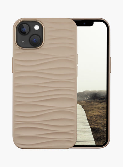 dbramante1928 Backcover – für Apple iPhone 13, Beige, bis 1,2 m sturzsicher, kabelloses Laden