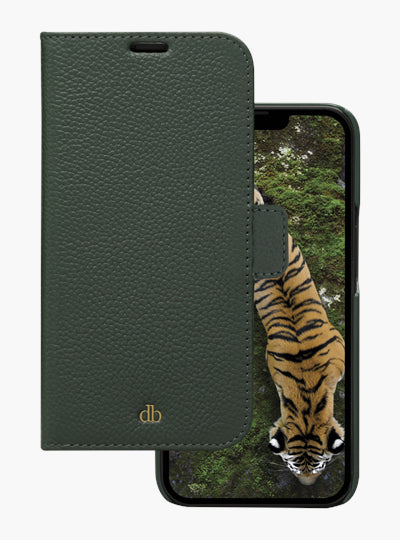 dbramante1928 New York – Folio – für Apple iPhone 12, 3 Kartenfächer, Evergreen