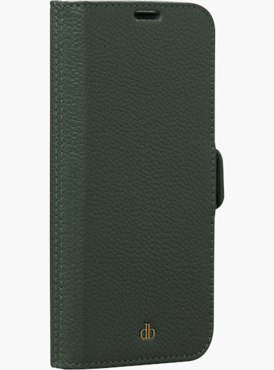 dbramante1928 New York – Folio – für Apple iPhone 12, 3 Kartenfächer, Evergreen