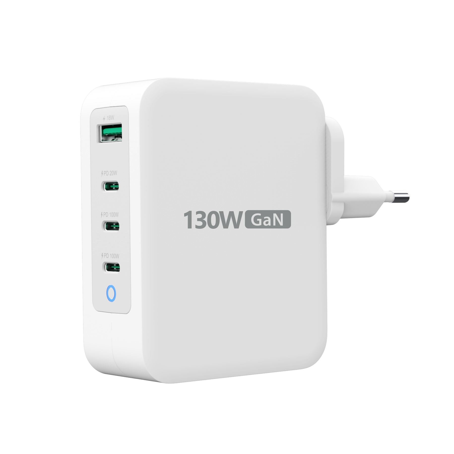 j5create Ladegerät (EU) – 130 W, 4× USB-C, GaN