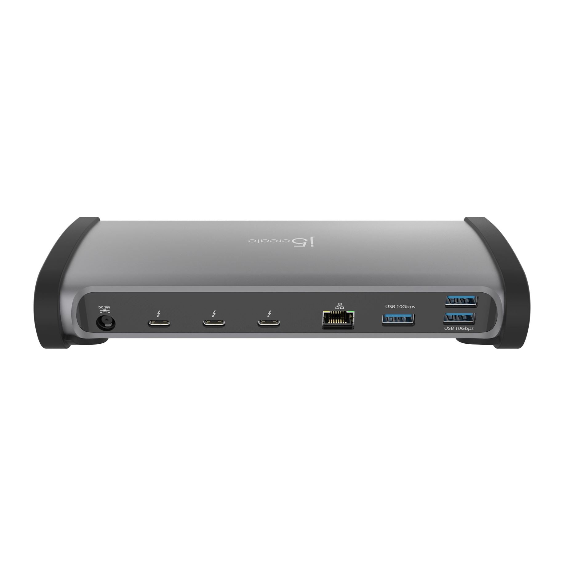 j5create JTD562-EN Dockingstation – Thunderbolt 4, 4× USB-A, 96 W PD, GbE, SD/microSD, 3,5 mm Audio, TB4 × 3