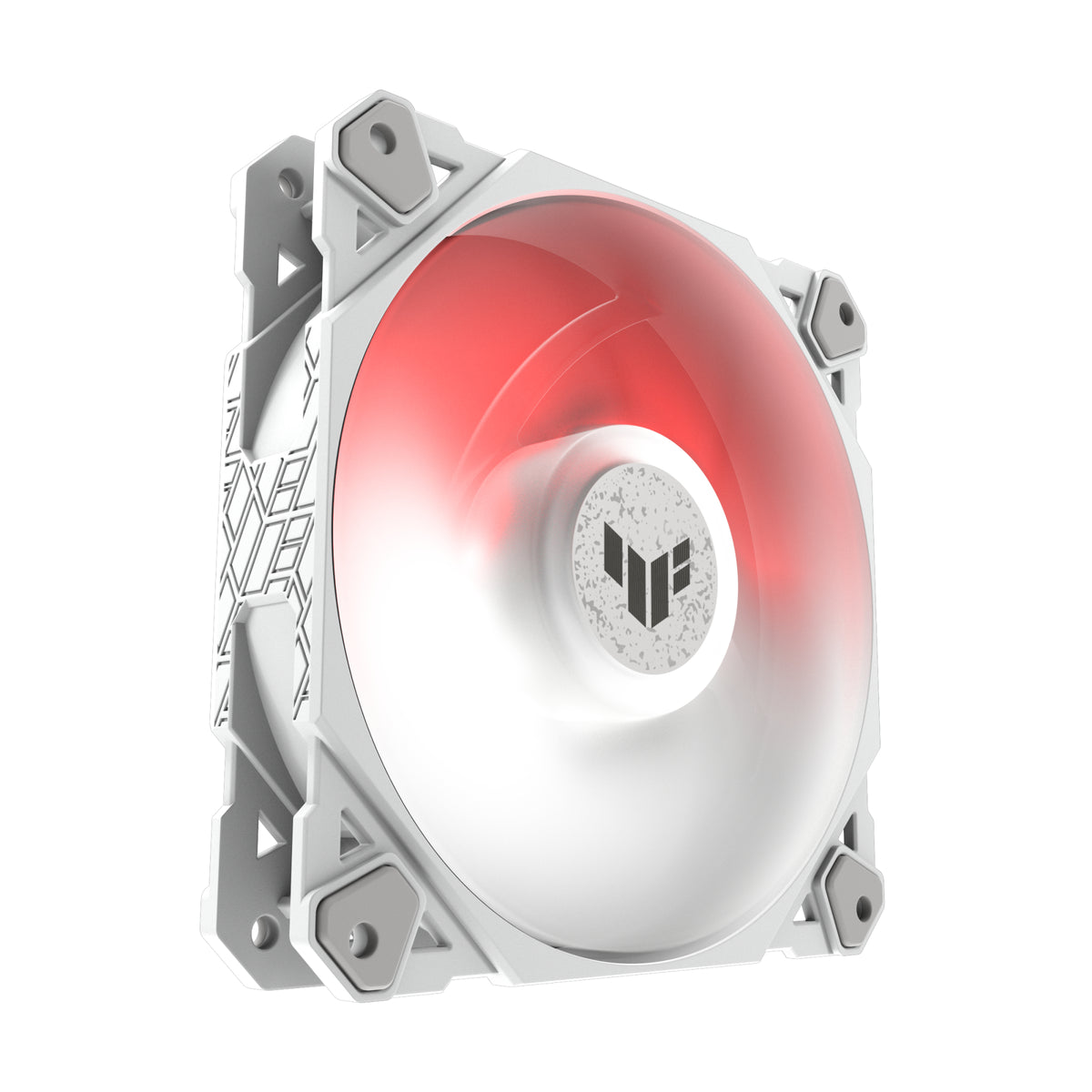 ASUS TUF GAMING TF120 – Gehäuselüfter – 120 mm, PWM, 1900 U/min, ARGB, Weiss