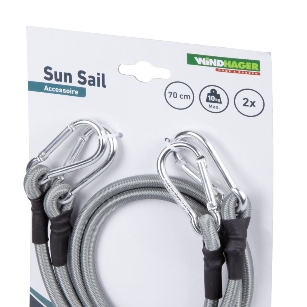 Windhager Schnur – 0,7 m, grau