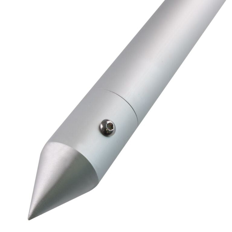 Windhager Mast – 4,8 × 243 cm – Aluminium & Stahl, Grau