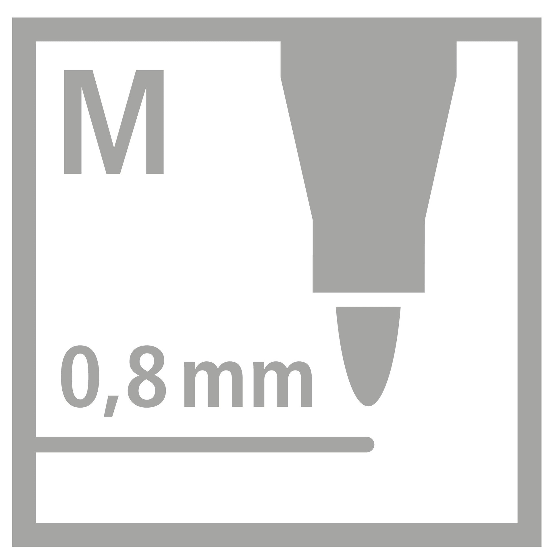 STABILO Filzstifte, Strichbreite 0,8 mm, 12 Stk.