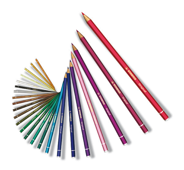 STABILO Buntstifte ARTY+ – Minendurchmesser 2,5 mm, 24 Farben, im Metalletui