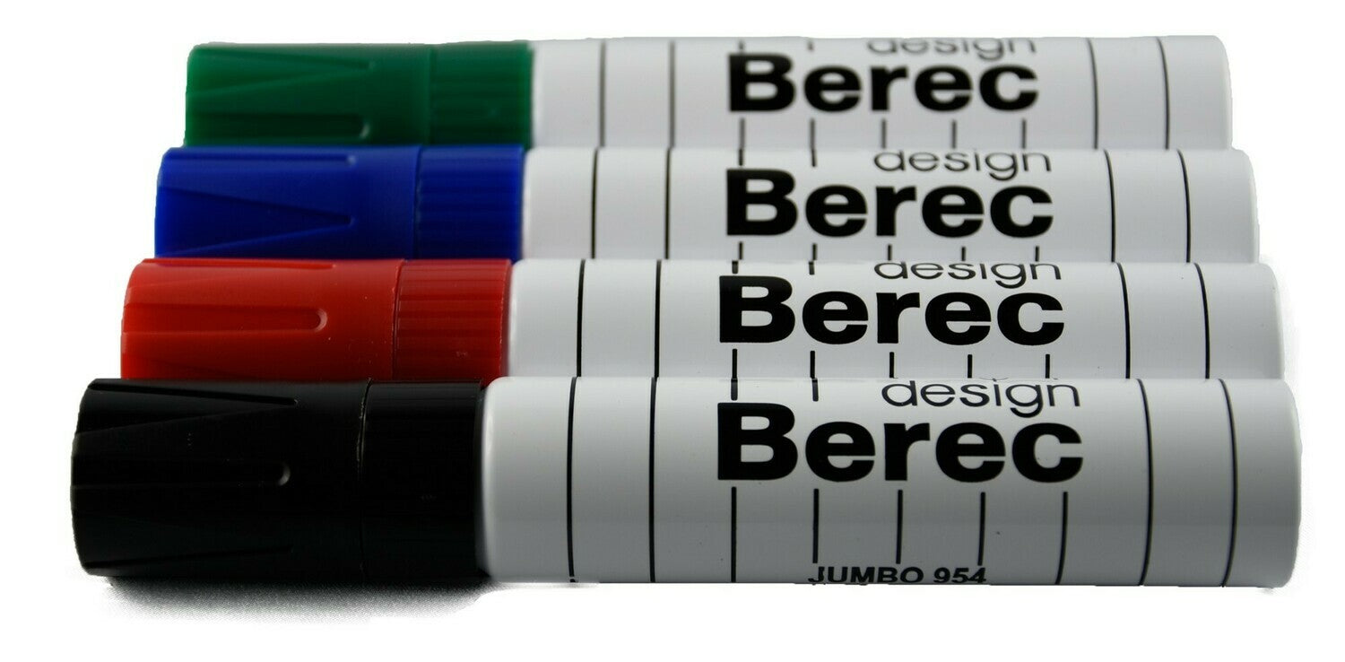 BEREC Non-Permanent-Marker Jumbo – sortiert – 4er-Set