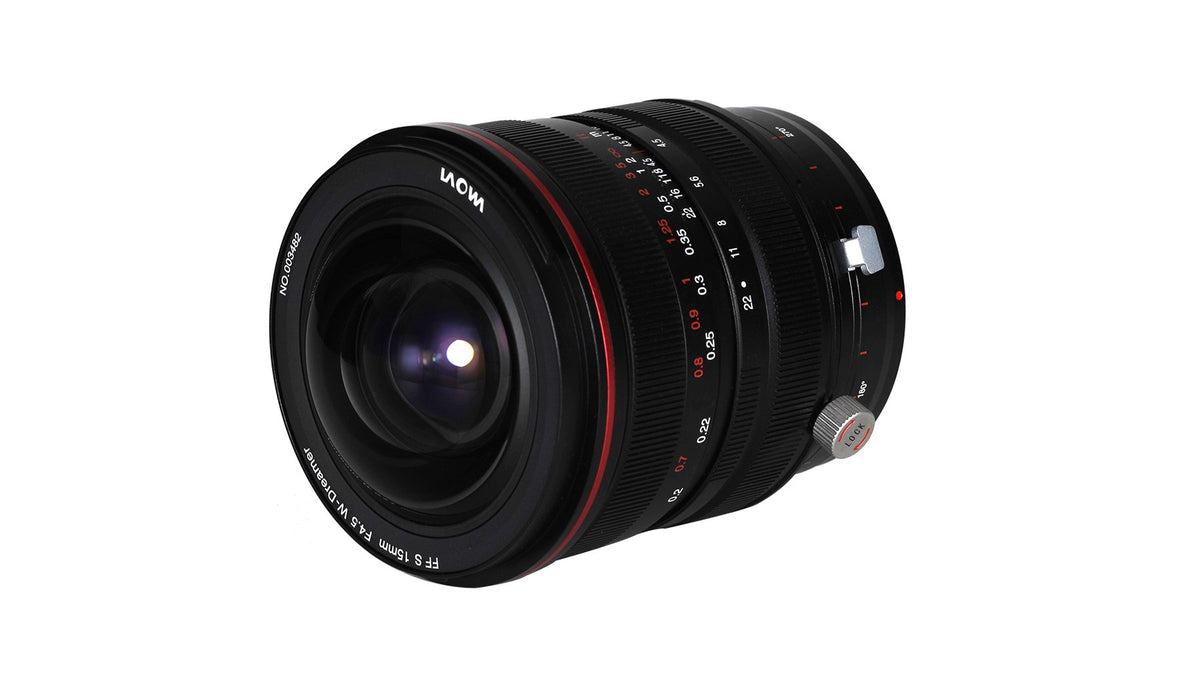 Laowa 15mm f/4.5R Zero-D Shift – für Canon EF – Vollformat, manuell