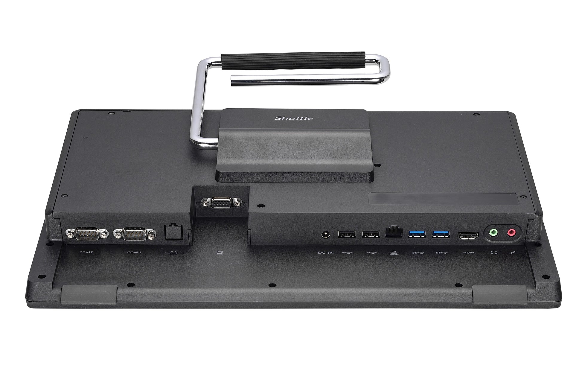 Shuttle P520 15,6" POS-All-in-One – Full HD Touch, Intel Celeron 5205U, 4 GB RAM, 120 GB SSD, ohne OS, Schwarz