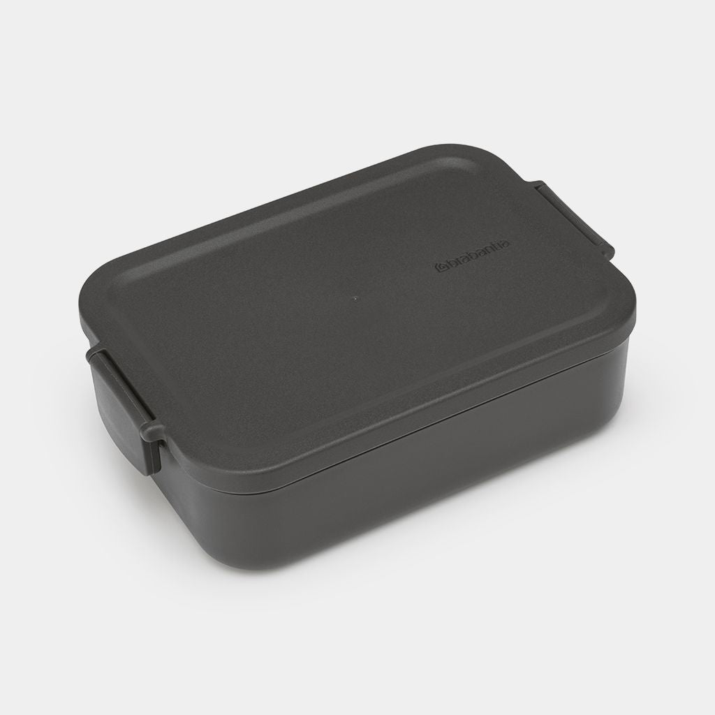 Brabantia Lunchbox Make & Take – 1,1 l – dunkelgrau – Recycling-Kunststoff – 1 Stk.