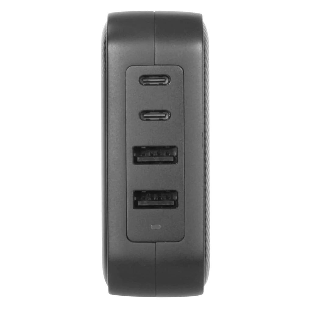 Targus APA109GL Ladegerät – 100 W, 2× USB-C + 2× USB-A, PD, GaN – für Universalgeräte