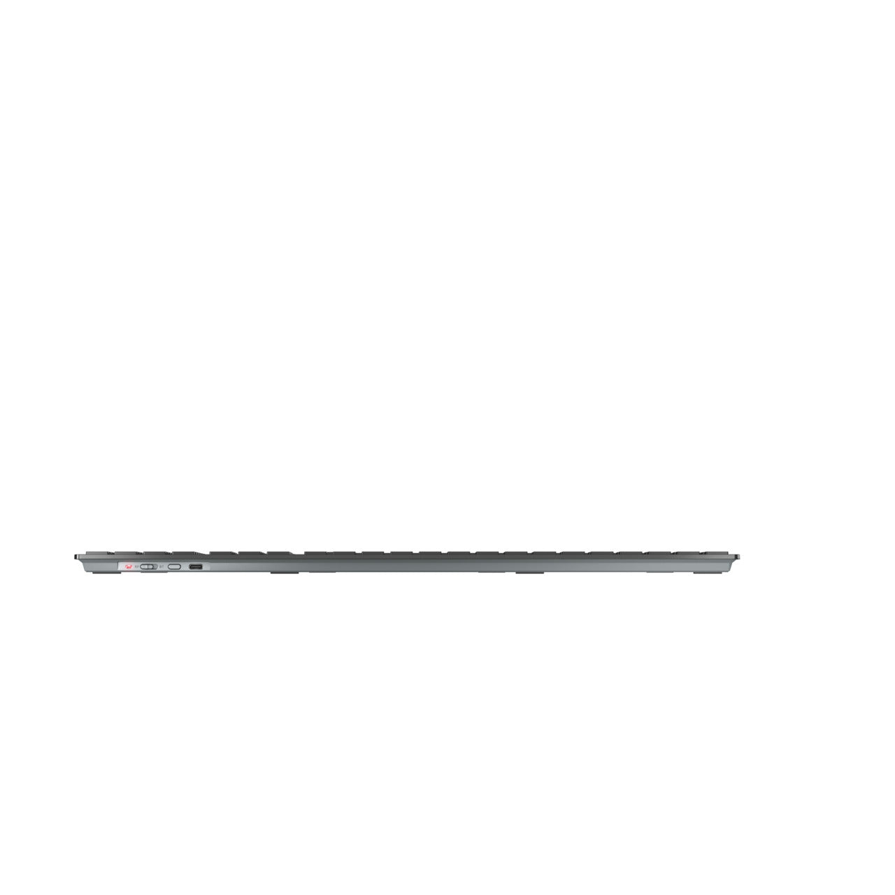 CHERRY KW 9100 SLIM – Tastatur, kabellos (Bluetooth/2,4 GHz), CH-Layout (DE-CH), Fullsize (mit Ziffernblock)