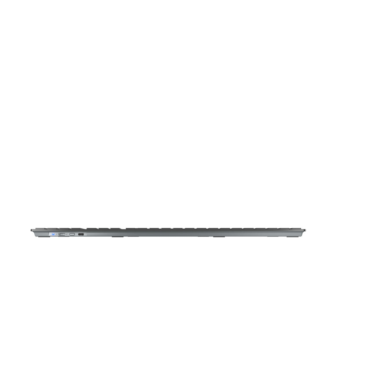 CHERRY KW 9100 SLIM – Tastatur, kabellos (Bluetooth/2,4 GHz), FR-Layout (FR), Fullsize (mit Ziffernblock)