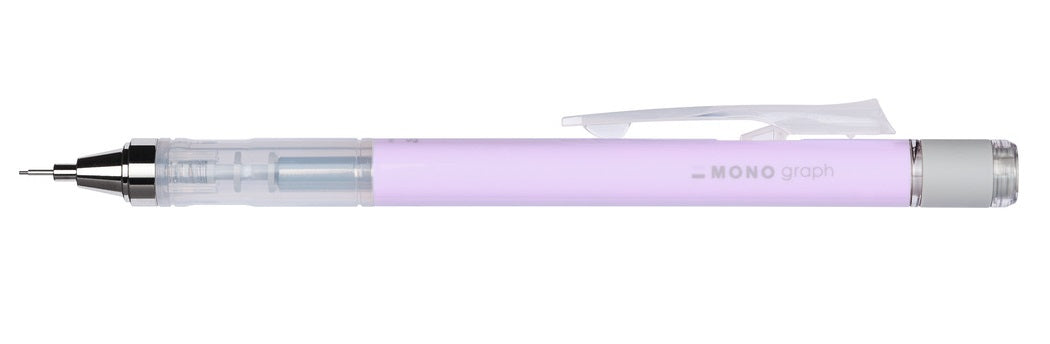 Tombow MONO graph Druckbleistift – 0,5 mm – Lavendel – Schüttel-Mechanismus – 1er-Pack