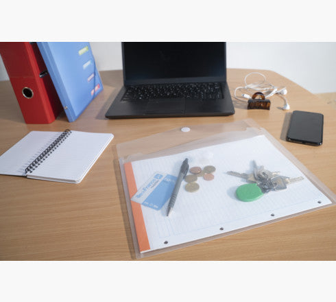 Exacompta Sammelmappe für A4, Kunststoff, transparent