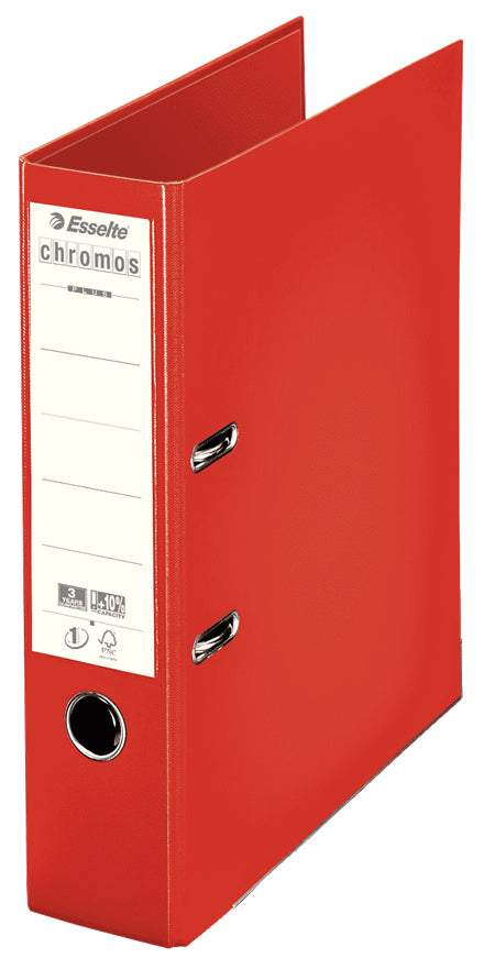 Esselte Ordner – für A4 – Rückenbreite 8 cm – rot